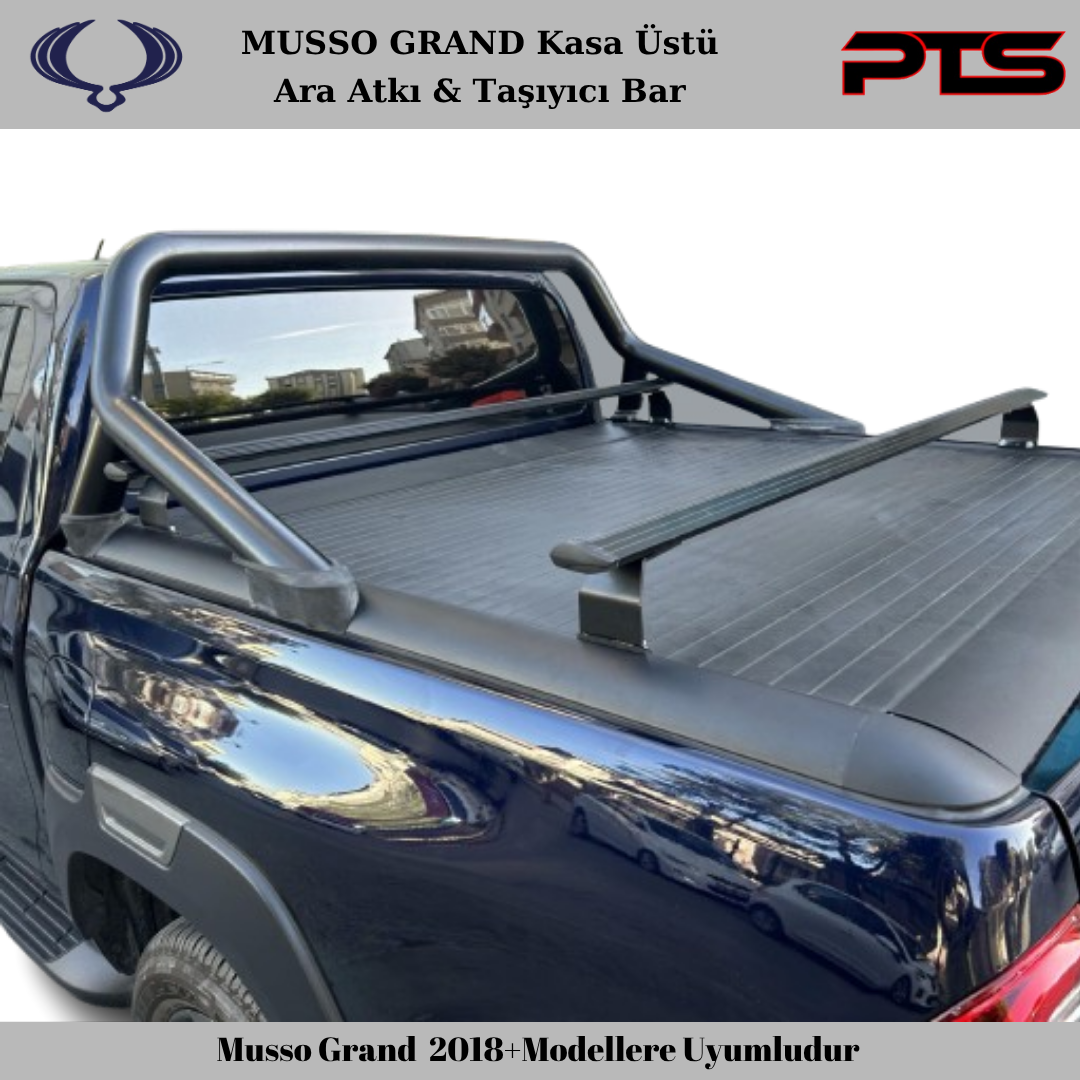 Musso Grand Kasa Üstü Taşıyıcı Bar Ara Atkı 2018+ Cross Bars Rack Kit