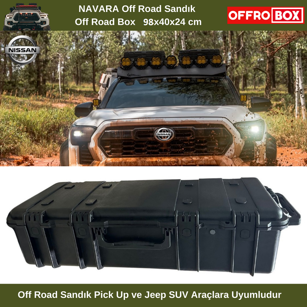 Nissan Navara Off Road Sandık Navara Off Road Box Sandık 98x40x24 cm