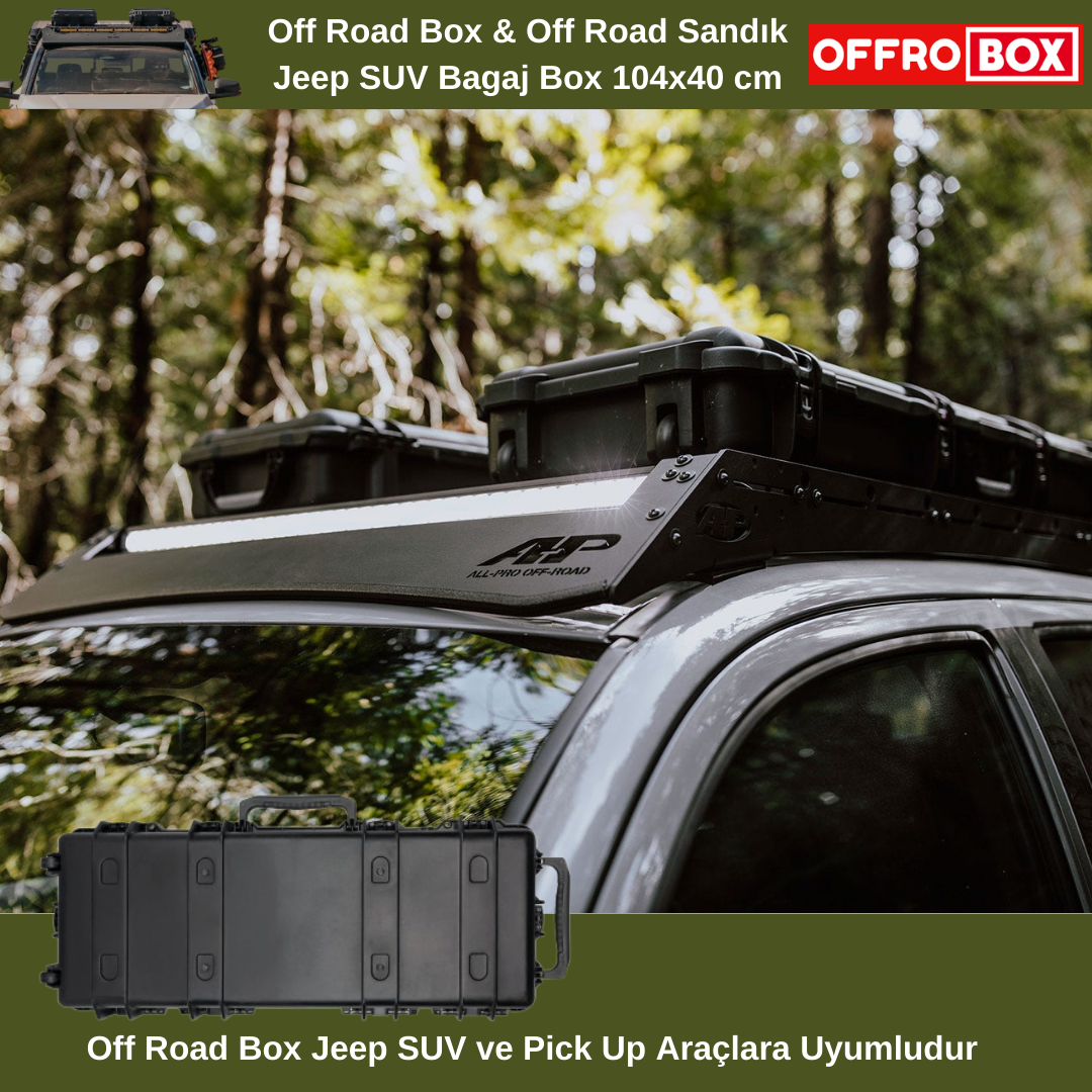 Off Road Box Off Road Sandık Jeep SUV Bagaj Box 104x40 cm