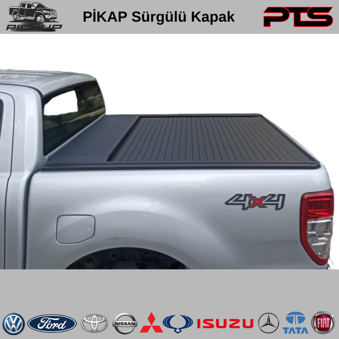 Pikap Sürgülü Kapak PTS Cover Pickup Sürgülü Kapak Bagaj Kapatma Box
