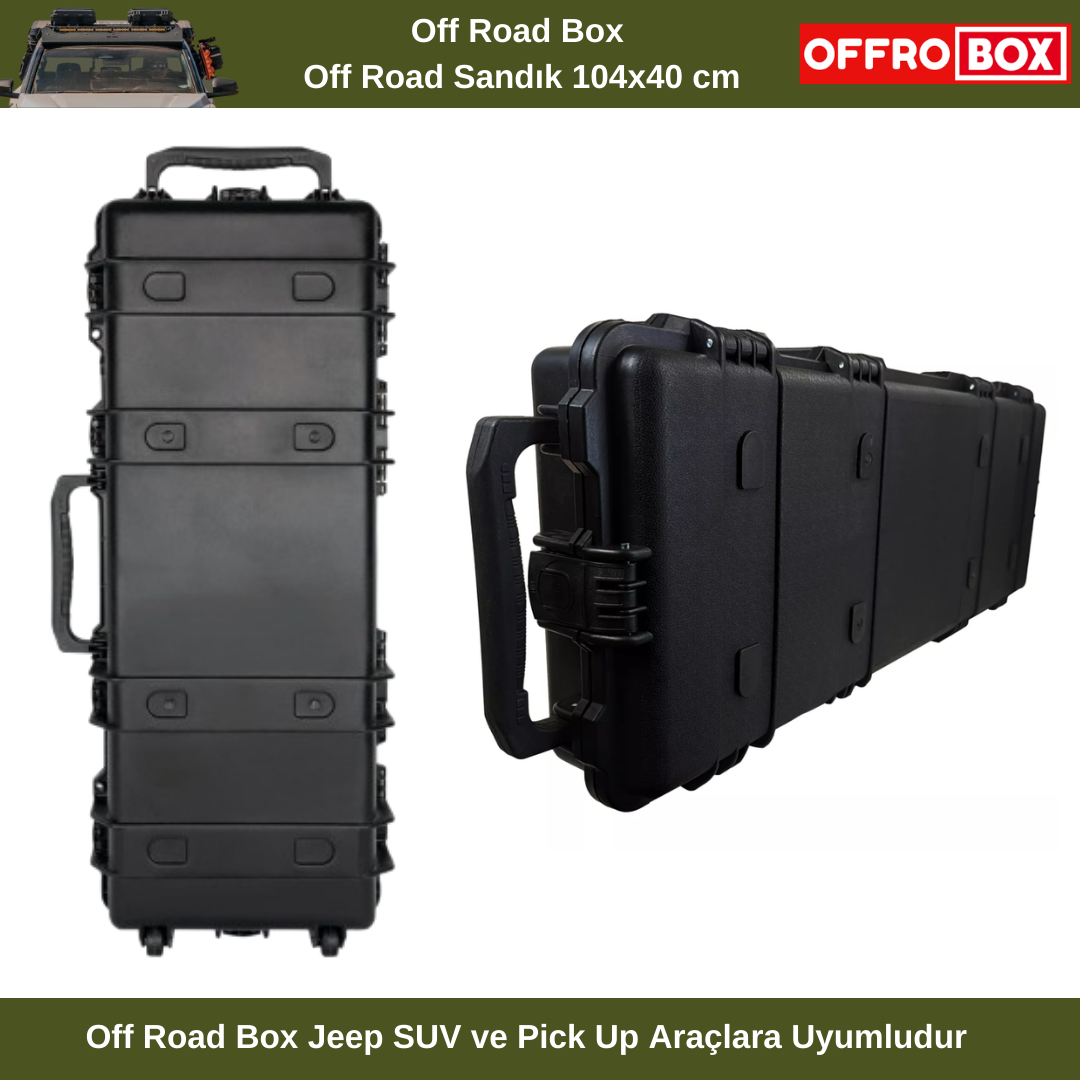 Land Cruiser Off Road Box Off Road Sandık Cruiser SUV Bagaj Box 104x40 cm
